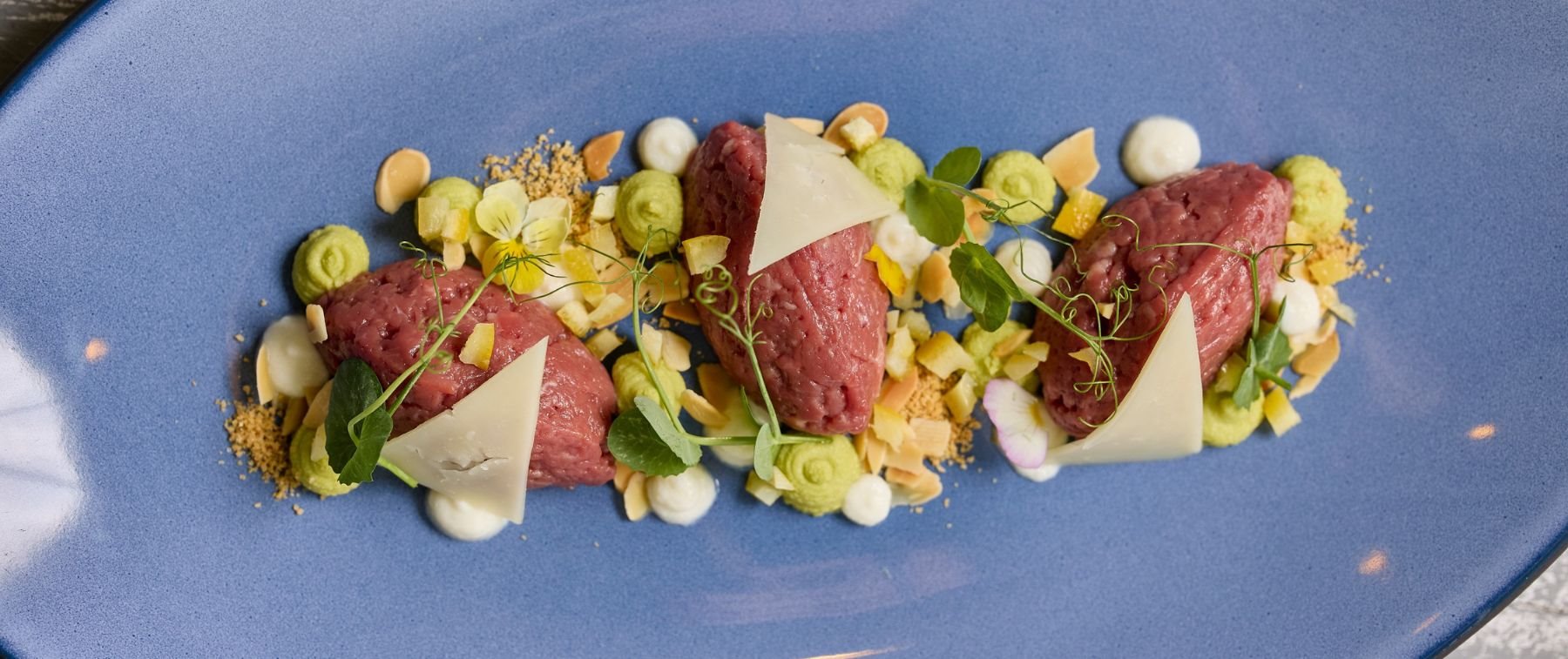 Fruit and vegetables on plate